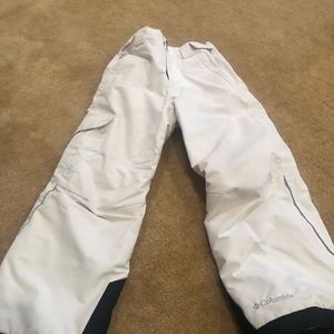 White XS ski pants